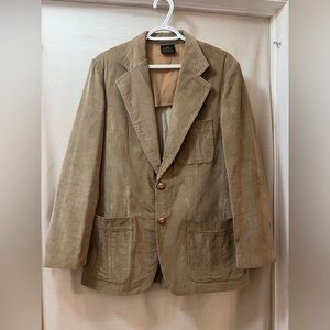 Sears vintage tan corduroy men’s blazer size 40R
